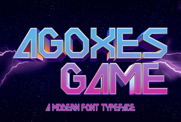 Agoxes Game Font for Professional Branding
