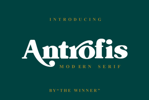 Antrofis: A Bold Display Font for Web Design
