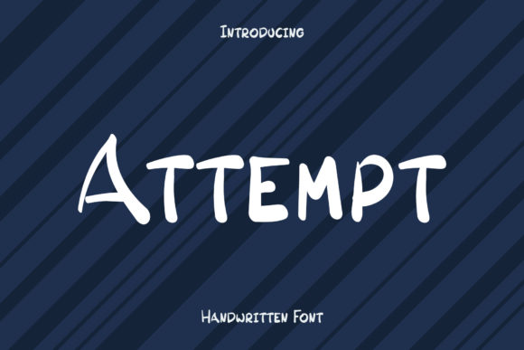 Attempt Font: A Joyful Addition to Branding Projects