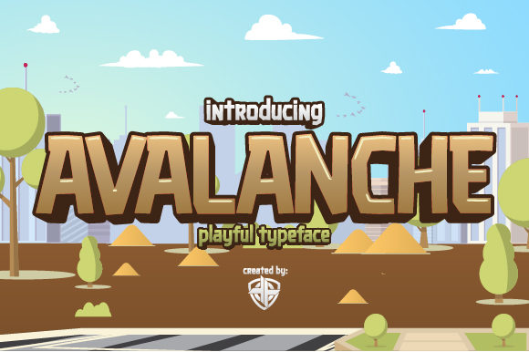Avalanche Font: A Playful Touch for Handmade Creations