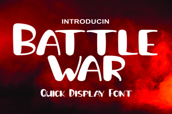 Battle War Font for Editorial Design and Content Creation