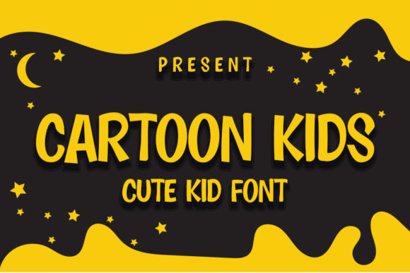 Cartoon Kids: A Joyful Display Font for Editorial Design