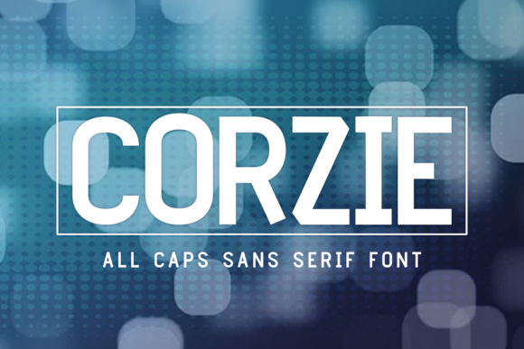 Corzie: A Bold Display Font for Handmade Creations