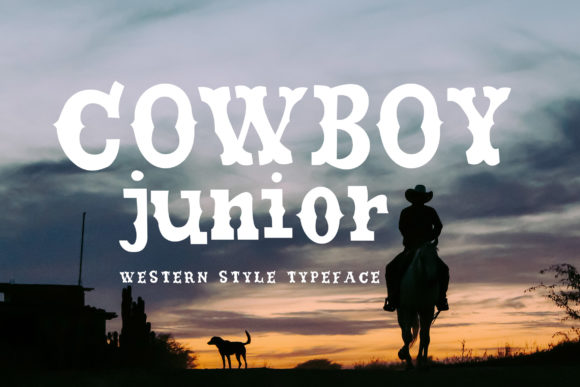 Cowboy Junior: A Bold Display Font for Branding