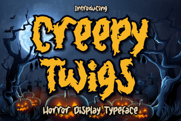 Creepy Twigs: A Unique Display Font for Editorial Design