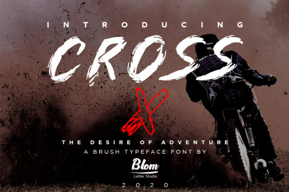 Cross X: A Bold Display Font for Creative Branding