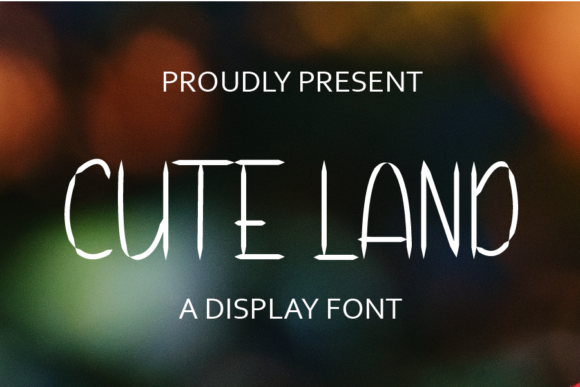 Cute Land: A Playful Font for Creative Branding
