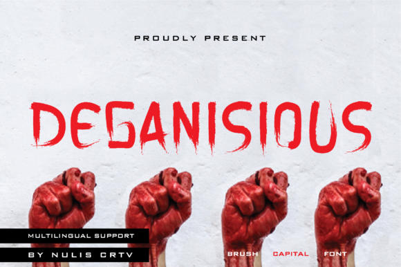 Deganisious: A Quirky Display Font for Editorial Creativity