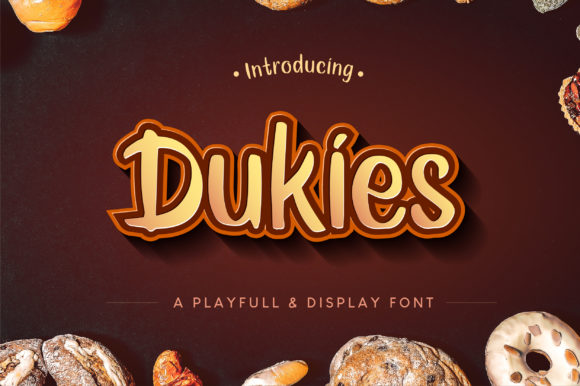 Dukies: A Playful Font for Creative Branding