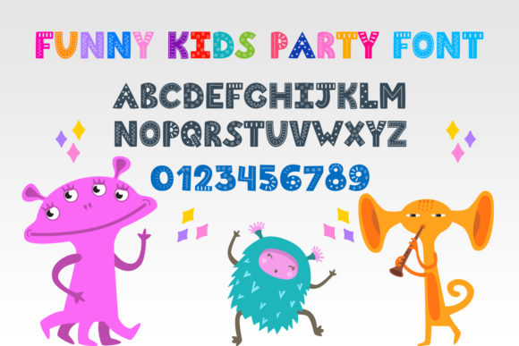 Funny Kids Party Font Review for Editorial Design