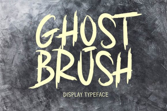 Ghost Brush: A Display Font with Character