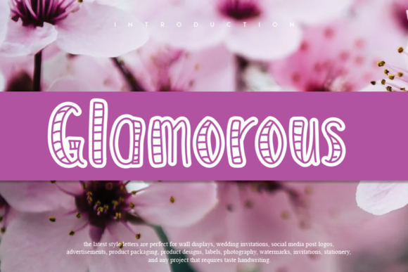 Glamorous Font for Eye-Catching Campaign Designs