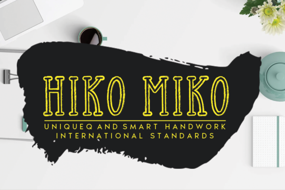 Hiko Miko: A Quirky Display Font for Editorial Design