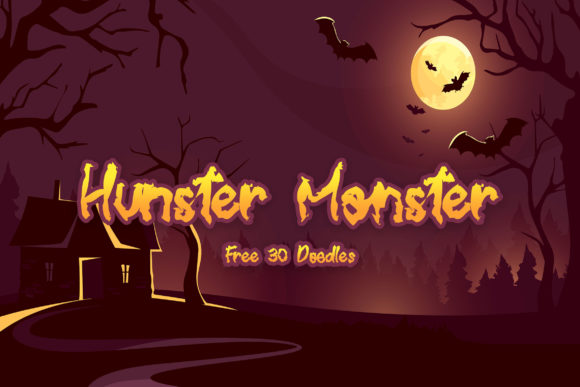 Hunster Monster: A Spooky Display Font for Editorial Projects