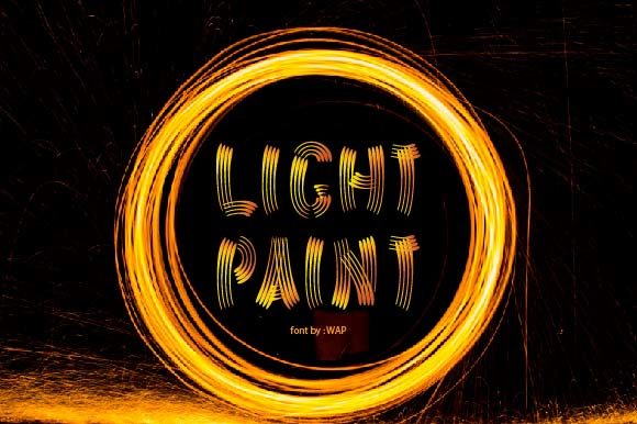 Light Paint: A Professional Display Font for Your Brand