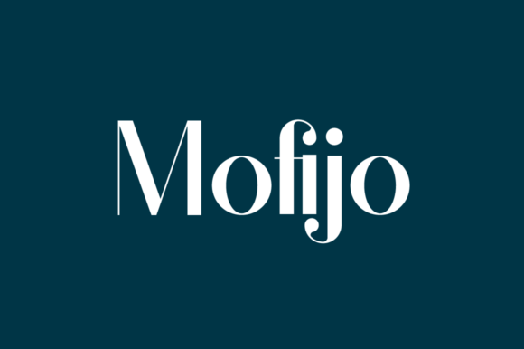 Mofijo Display Font for Eye-Catching Brand Content
