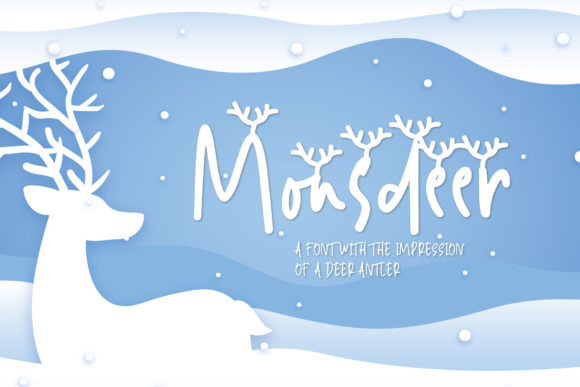 Monserdeer: A Whimsical Display Font for Creative Branding