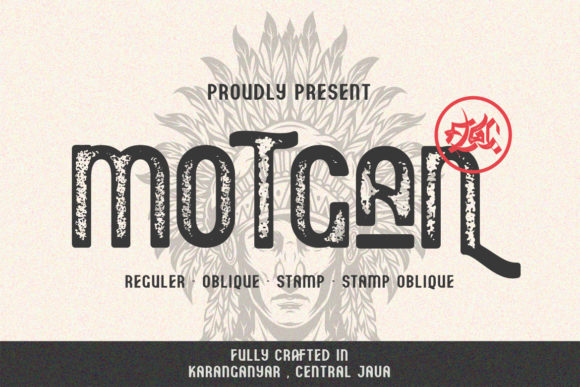 Motgan: A Display Font for Bold Branding