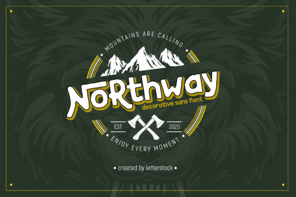 Northway Font: A Simple Display Typeface for Digital Design