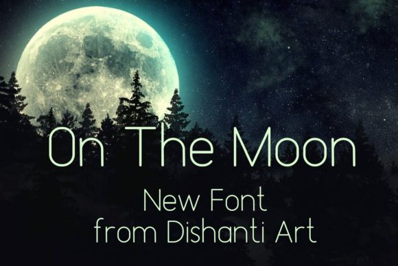 On the Moon Font for Web Design