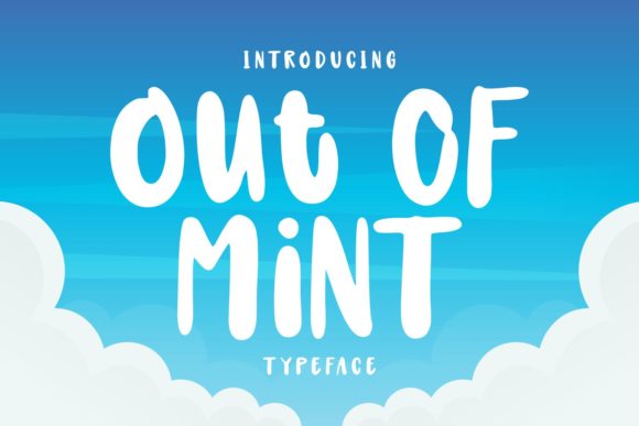 Out of Mint: A Joyful Display Font for Creative Projects