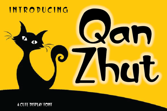 Qan Zhut: A Joyful Display Font for Your Brand