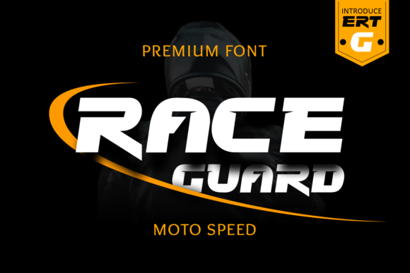 Race Guard Font for Handmade Projects