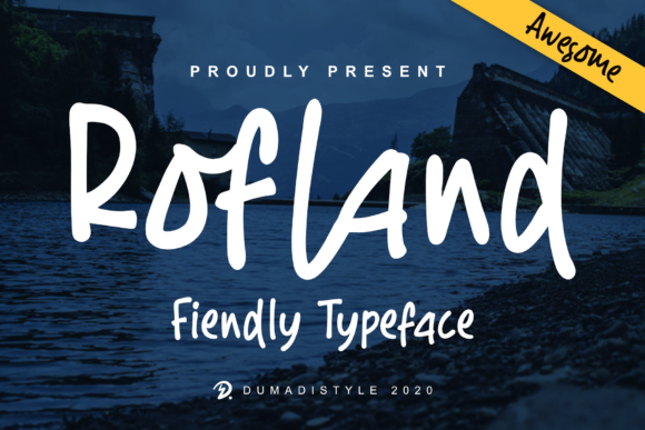 Rofland: A Joyful Display Font for Creative Projects