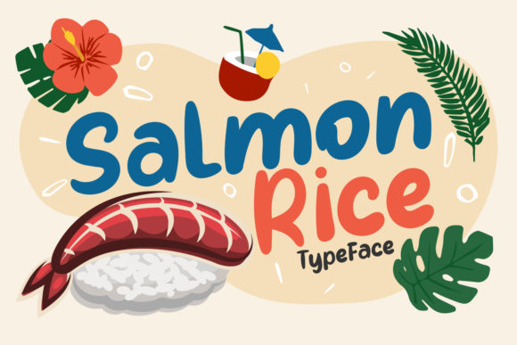 Salmon Rice: A Display Font for Impactful Visuals