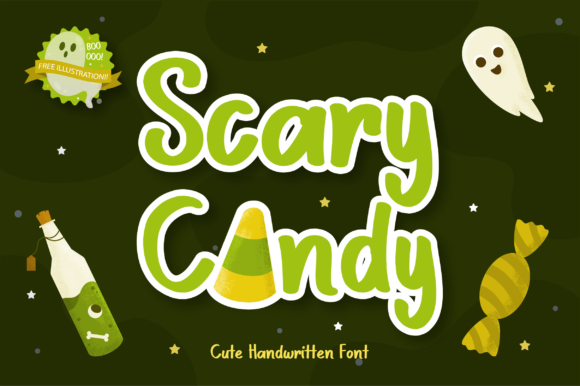 Scary Candy Font for Editorial Design