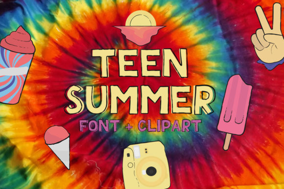 Teen Summer Font for Editorial Design