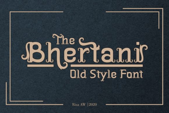The Bhertani: A Display Font That Elevates Digital Branding