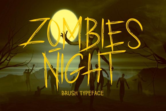 Zombies Night Font for Web Design Projects